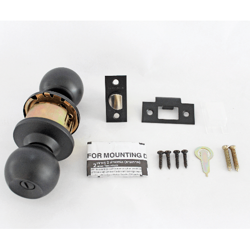 TORSTEN ลูกบิดห้องน้ำ สเตนเลส-304 รุ่น 587 BK-MB สีดำ