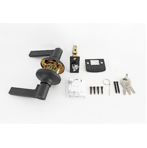 TORSTEN มือจับก้านโยกห้องทั่วไป สเตนเลส-304 รุ่น TTJ825-LV304-MB สีดำ