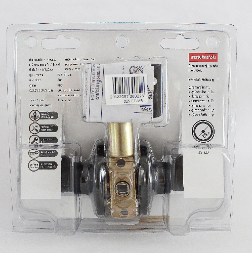 TORSTEN มือจับก้านโยกห้องทั่วไป สเตนเลส-304 รุ่น TTJ825-LV304-MB สีดำ