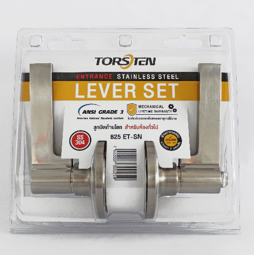 TORSTEN มือจับก้านโยกห้องทั่วไป สเตนเลส-304 รุ่น TTJ825-LV304-SN สีซาตินนิกเกิล