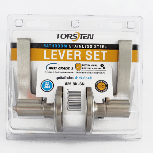 TORSTEN มือจับก้านโยกห้องน้ำ รุ่น 825 BK-SN สีซาตินนิเกิล