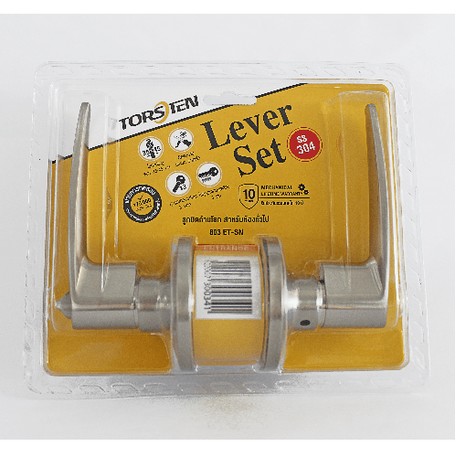 TORSTEN มือจับก้านโยกห้องทั่วไป สเตนเลส-304 รุ่น TTJ803-LV304-SN สีซาตินนิกเกิล
