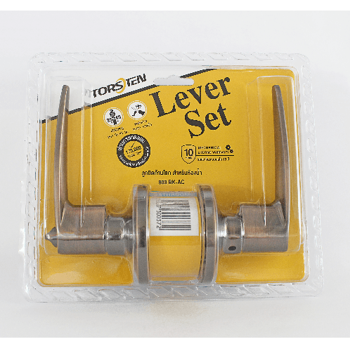 TORSTEN  ลูกบิดก้านโยกห้องน้ำ รุ่น 803 BK-AC สีทองแดงรมดำ