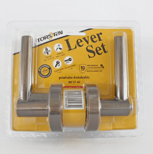 TORSTEN มือจับก้านโยกห้องทั่วไป รุ่น TTJ807-LV-AC สีทองแดงรมดำ