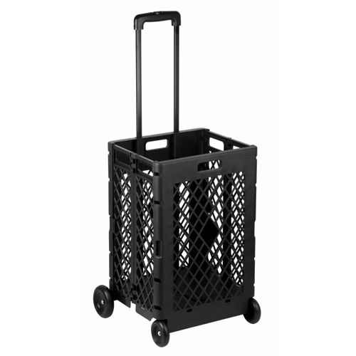 GOME รถเข็นอเนกประสงค์ พับเก็บได้ รุ่น TG51448 ขนาด 36.5x14(39)x60(100) ซม. สีดำ