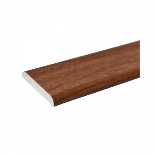 GREAT WOOD ไม้มอบ PVC  FCM-0375A (CH02) 37x6x2700มม. สีเชอร์รี่
