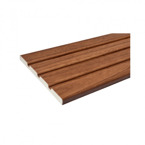 GREAT WOOD ไม้มอบ PVC  FCM-0782B (CH02) 78x6x2700มม. สีเชอร์รี