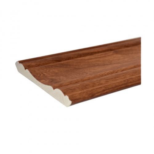 GREAT WOOD ไม้บัวบน PVC  FCR-1004A (CH02) 100x13.5x2700มม.สีเชอร์รี