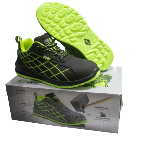 PROTX รองเท้าเซฟตี้ # 42  TSS-PU006-0142 ดำ-เขียว 