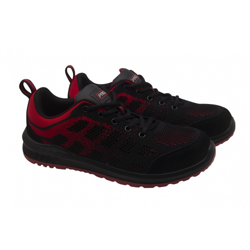 PROTX รองเท้าเซฟตี้ # 42 รุ่น TSS-PU006-0342 ดำ-แดง