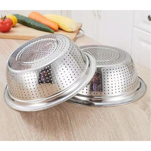 SANE ตะกร้าล้างผักสเตนเลส 38x13ซม. WUNBY