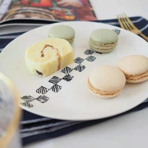 ADAMAS จานเซรามิค 8นิ้ว MILADA-04 คละลาย