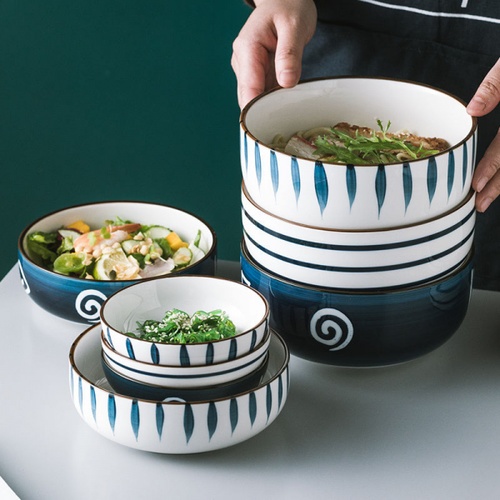 ADAMAS ชามเซรามิค 6นิ้ว MILADA-07 คละลาย