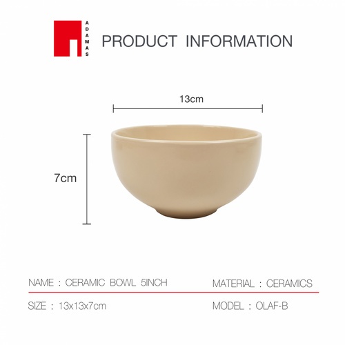 ADAMAS ถ้วยเซรามิค 5 นิ้ว OLAF-B