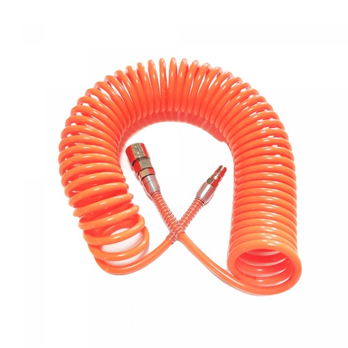 BISON สายลมสปริง 5x8 มม. 7 เมตร รุ่น PUC0508-7 สีส้ม 