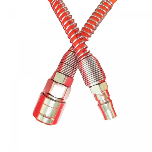 BISON สายลมสปริง 5x8 มม. 9 เมตร รุ่น PUC0508-9 สีส้ม 