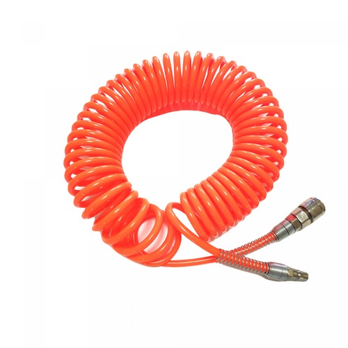 BISON สายลมสปริง 5x8 มม. 15 เมตร รุ่น PUC0508-15 สีส้ม 