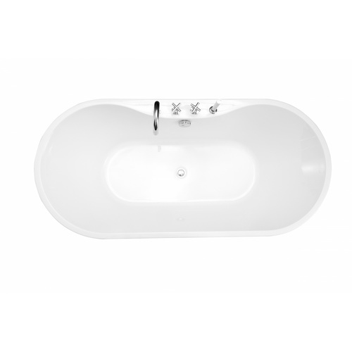 Verno อ่างอาบน้ำอะครีลิก (รวมก๊อก) รุ่น โทยะ VN-3224 ขนาด 78x170x58 ซม.