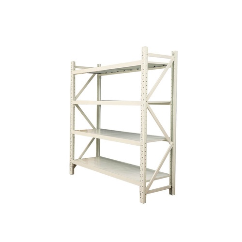 HUMMER ชั้นวางของอเนกประสงค์เหล็ก 4 ชั้น รุ่น NBHY120420-WH ขนาด 40x120x200 ซม. สีขาว