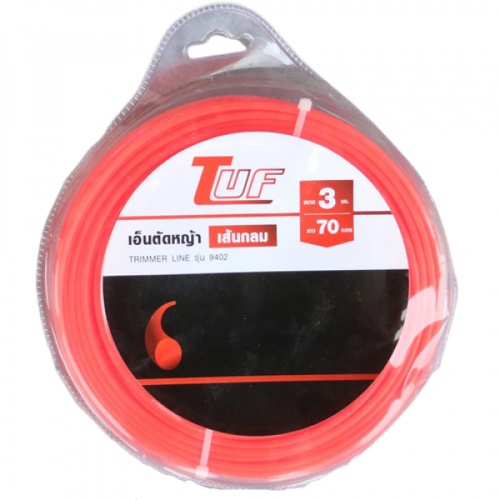 TUF เอ็นตัดหญ้าเส้นกลม รุ่น9402 ขนาด 3 มม ยาว 50 เมตร