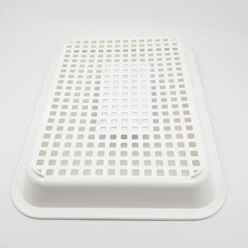 GOME ถาดรองน้ำพลาสติก 26.5x37.5x4.5 ซม. SP0647 สีส้มขาว