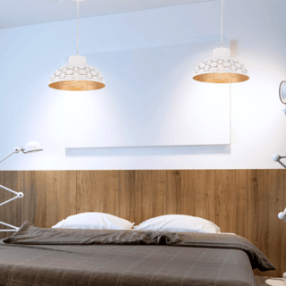 EILON โคมไฟแขวนเพดาน ขั้วE27 รุ่น CDD2023-807 สีขาว