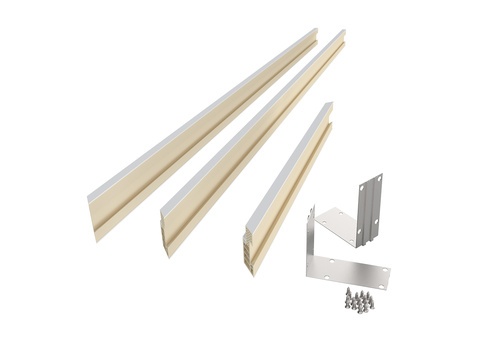 WELLINGTAN วงกบประตู ABS ABS-AF3 70x200 ซม. สีขาว