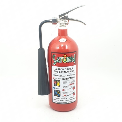 เครื่องดับเพลิงชนิด CO2 ขนาด 5LB SATURN 