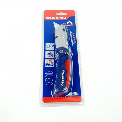 WORKPRO  มีดกรีดพับได้ รุ่น W011017