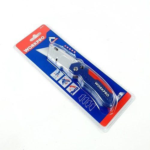 WORKPRO  มีดกรีดพับได้ รุ่น W011017