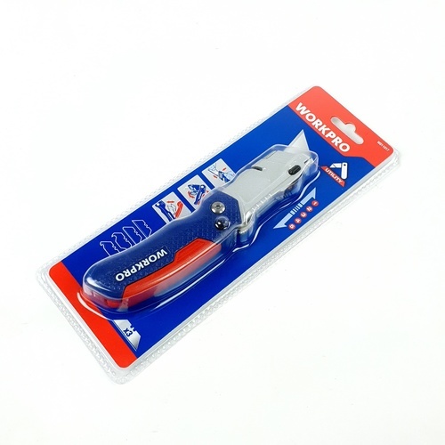 WORKPRO  มีดกรีดพับได้ รุ่น W011017