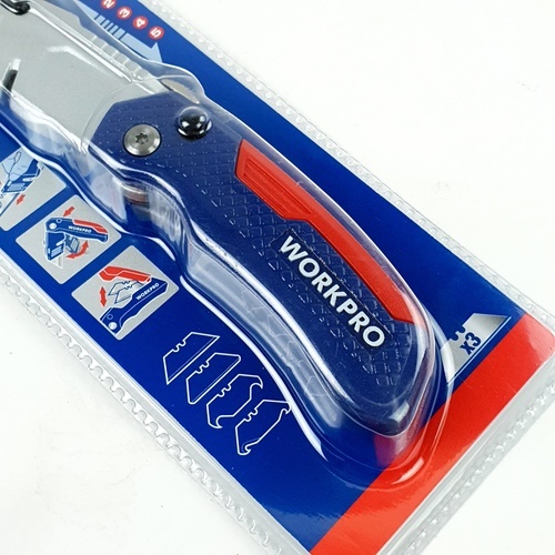 WORKPRO  มีดกรีดพับได้ รุ่น W011017