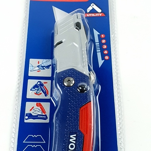 WORKPRO  มีดกรีดพับได้ รุ่น W011017