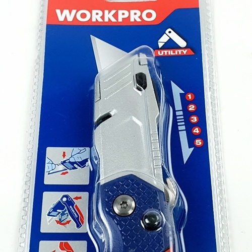 WORKPRO  มีดกรีดพับได้ รุ่น W011017