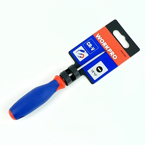WORKPRO ไขควงปากแบน รุ่น W021002 ขนาด 1/8x3นิ้ว