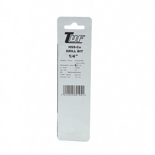 ดอกสว่านเจาะเหล็ก/สแตนเลส 1/4 รุ่น CS32065