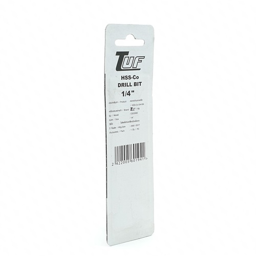 ดอกสว่านเจาะเหล็ก/สแตนเลส 1/4 รุ่น CS32065