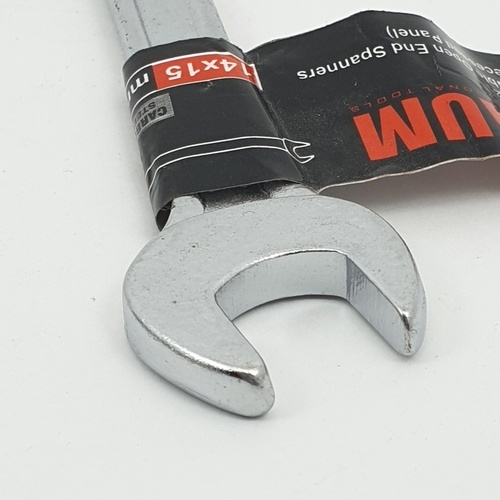 BAUM ประแจปากตาย  14X15mm. (Carbon-Steel)