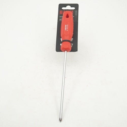 BAUM ไขควงหัวแฉก ด้ามแดง รุ่น 316S-PH1X150 MM(5.0)