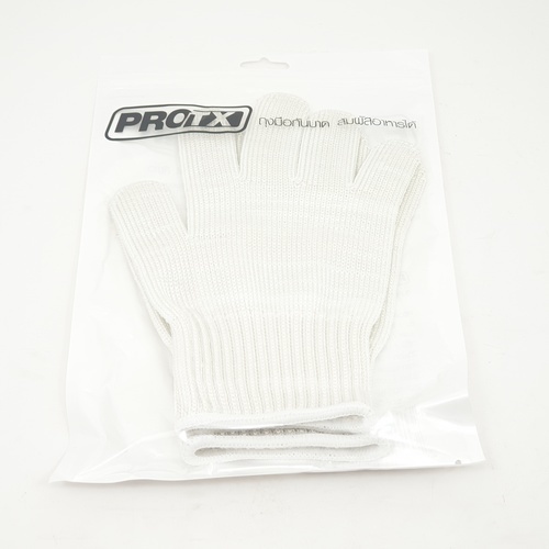 PROTX ถุงมือกันบาด ไซส์ M SY005-WH สีขาว