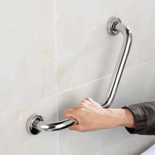 Verno ราวทรงตัวสแตนเลส 304 รูปตัว V รุ่น VN-3252V  ขนาด 30x30 ซม. สีแฮร์ไลน์