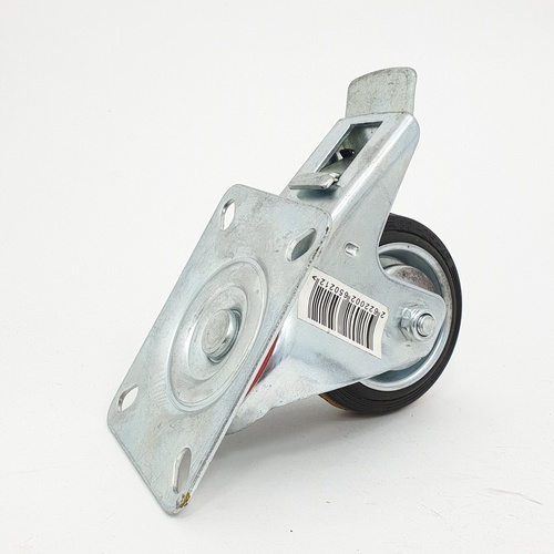 KAMPER ล้อยางแป้น มีเบรค 3นิ้ว (75มม) รุ่น 1013075