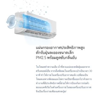BEKO เครื่องปรับอากาศ Inverter 18000 BTU BSVON 180 สีขาว