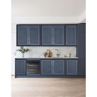 CLOSE บานซิงค์คู่ ABS ขนาด 86x66 ซม. VIVIEN สีบลูโอ๊ค 