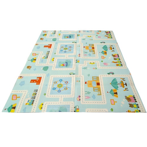 NINO WORLD เสื่อรองคลานพับเก็บได้ รุ่น ST-04 ขนาด 180x200x1 ซม. คละลาย