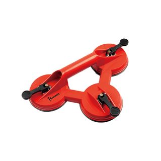 HUMMER ตัวดูดกระจกพลาสติก 3 ขา รุ่น VS3  สีแดง