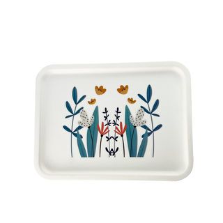 NIBIRUถาดอเนกประสงค์สี่เหลี่ยม 23x30.5x2 CM. BUTTER คละลาย