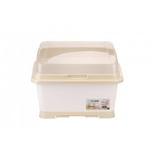 GOME ที่คว่ำจานพร้อมถาด 37x46.5x35.5 ซม. PRO KITCH09 สีขาว