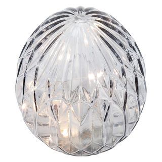 COZY เทียน LED รูปทรงไข่ รุ่น EASTER-GY ขนาด 14x14x19ซม. สีเทา