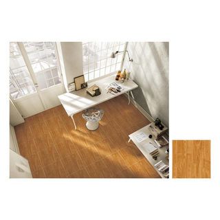 Marbella กระเบื้องเซรามิคปูพื้น 16x16 นิ้ว รุ่น วูดบราว CH1106 Gloss (12P)